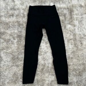 CRZ YOGA Women’s 25” Fleeced Lined Black Leggings